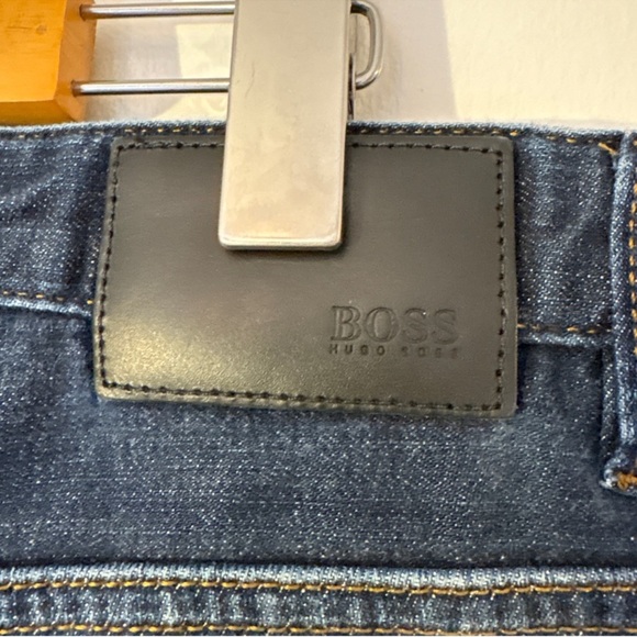 Boss Dark Blue Slim Jeans - Picture 5 of 9